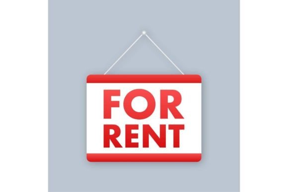Download For Rent Sign. Real Estate, Advertising, - Rent Collection