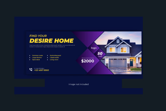 Download Real Estate Rent Sale Facebook Cover - Premium Resources