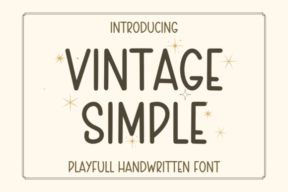 Download Vintage Simple - Cute Handwritten - Simple Collection
