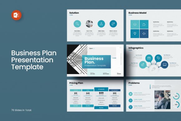 Download Business Plan PowerPoint Template - Business Collection