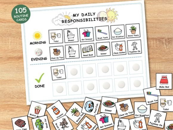 Download Kids Daily Routine Printable Chart - Chart Collection