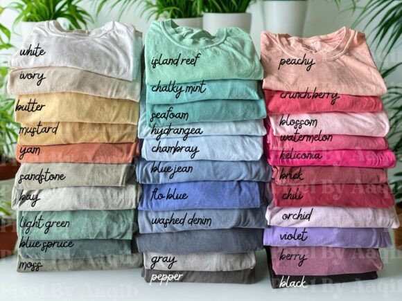 Download Comfort Colors 1717 T Shirt Color Chart - Premium Resources