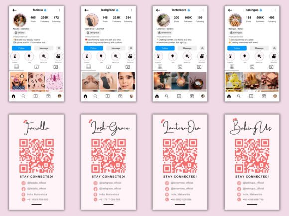 Download Instagram Business Cards Template Bundle - Business Collection
