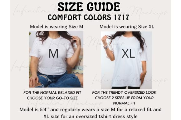 Download Size Chart Comfort Colors 1717 Guide - Chart Collection