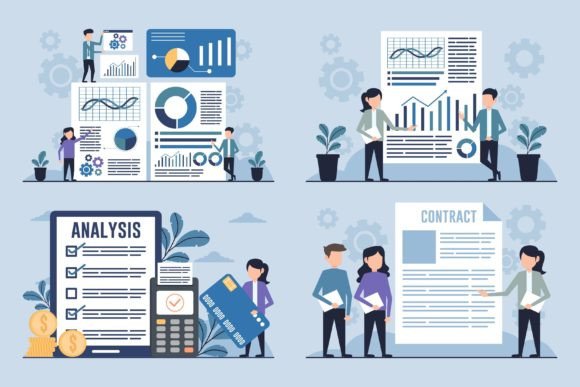 Download Business Analytics and Market Growth Set - Business Collection