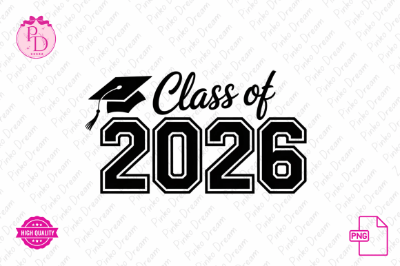 Download Cute Class of 2026 Graduation PNG - Class Collection