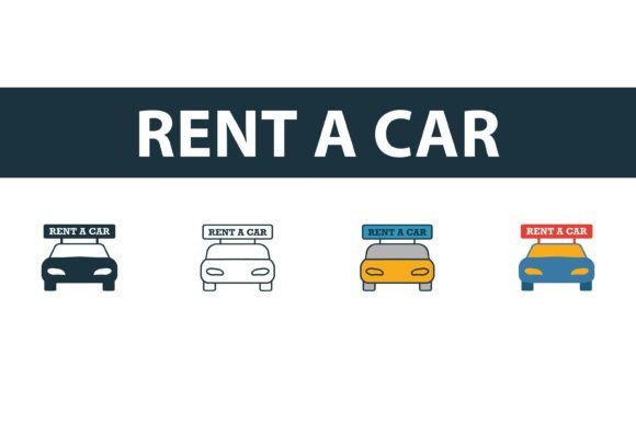 Download Rent a Car Icon Set - Rent Collection